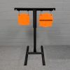 The 2 Gong Rack - Armored Steel Reactive Shooting Gong Target