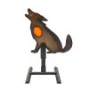 Sitting Coyote - Reactive Steel Animal Predator Target